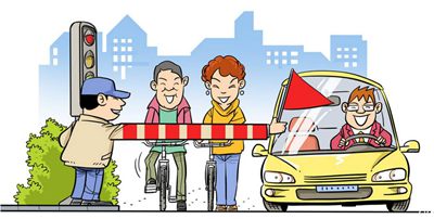 有關(guān)文明出行的英語標(biāo)語條幅