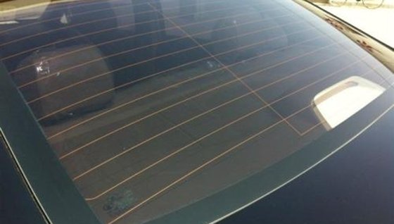 汽車后窗玻璃上的細線條有什么作用？