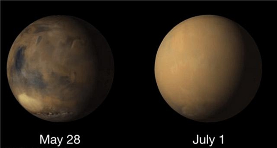 火星為什么是紅色的？