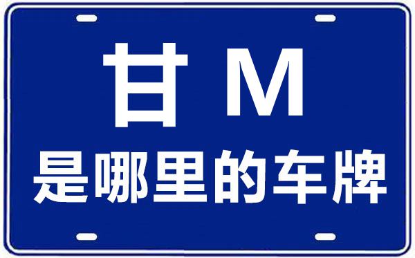 甘M是哪里的車牌號(hào),慶陽(yáng)的車牌號(hào)是甘什么
