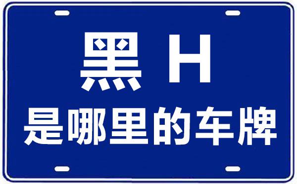 黑H是哪里的車牌號(hào),鶴崗的車牌號(hào)是黑什么