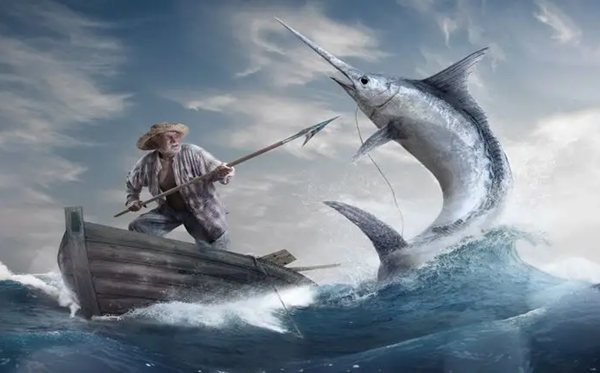 《老人與?！纷x書筆記摘抄,老人與海好詞好句及感悟賞析