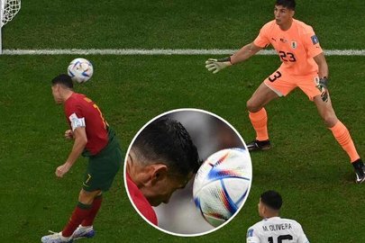 上帝之發(fā)是什么意思,哪場比賽,C羅頭發(fā)碰到球了嗎