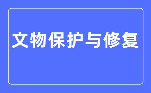 文物保護與修復(fù)專業(yè)主要學(xué)什么,文物保護與修復(fù)專業(yè)的就業(yè)方向和前景分析