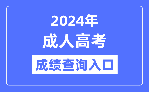 2024年全國各省市成考成績查詢?nèi)肟诰W(wǎng)址大全