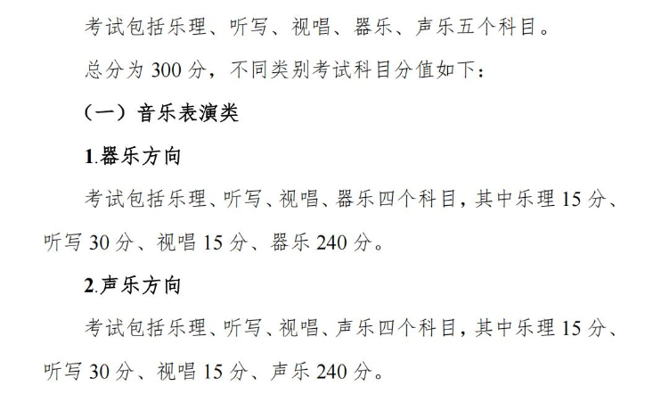 2024年湖南藝術(shù)統(tǒng)考滿分是多少,湖南藝考科目及分值