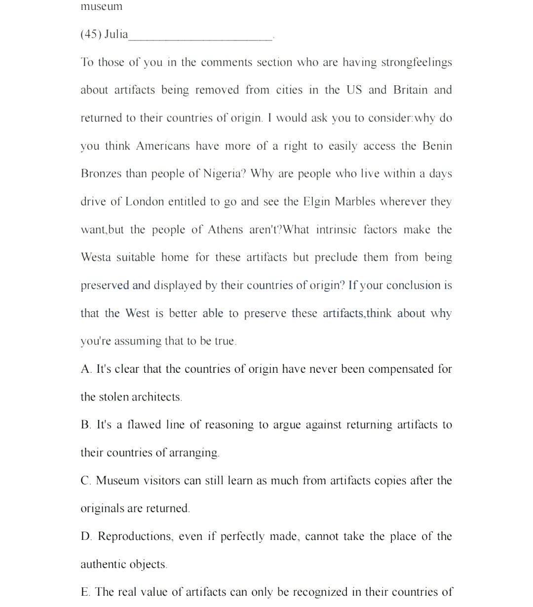 2024年考研英語一試卷真題及答案解析