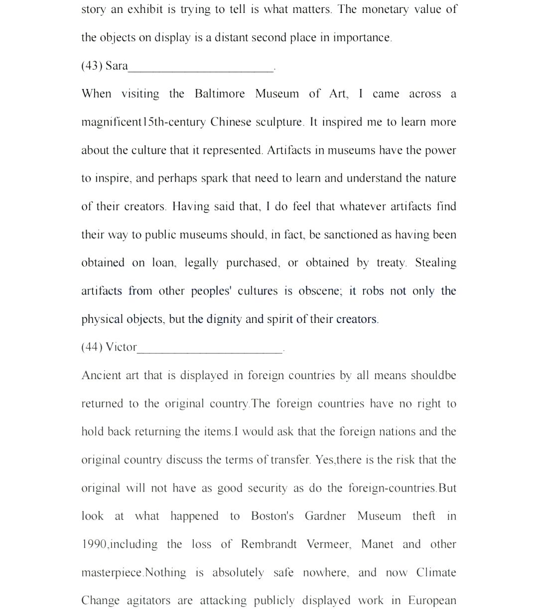 2024年考研英語一試卷真題及答案解析