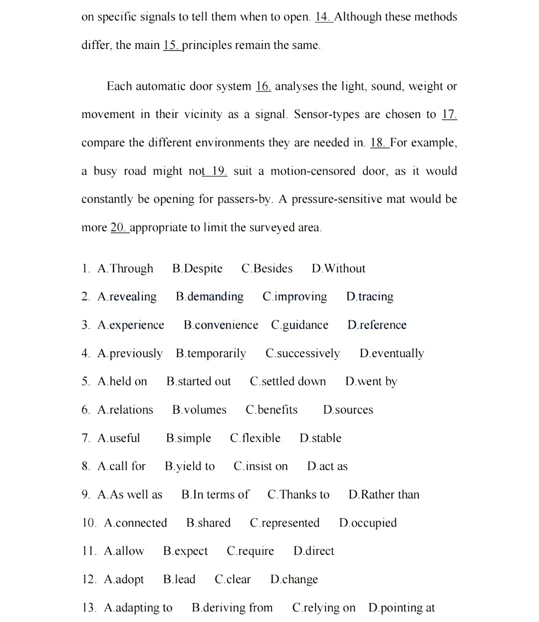 2024年考研英語(yǔ)一試卷真題及答案解析