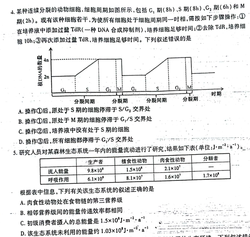 新高考2024七省聯(lián)考生物試卷及答案解析