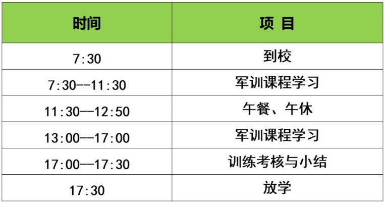 高中軍訓(xùn)多少天,高一開學(xué)軍訓(xùn)一般多長(zhǎng)時(shí)間