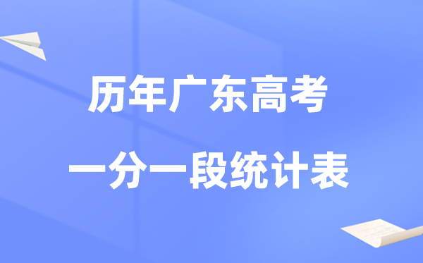 廣東省近五年高考一分一段統(tǒng)計(jì)對(duì)比表及數(shù)據(jù)分析(2021-2025)