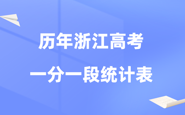 浙江省近四年高考一分一段統(tǒng)計(jì)對比表及數(shù)據(jù)分析(2022-2025)